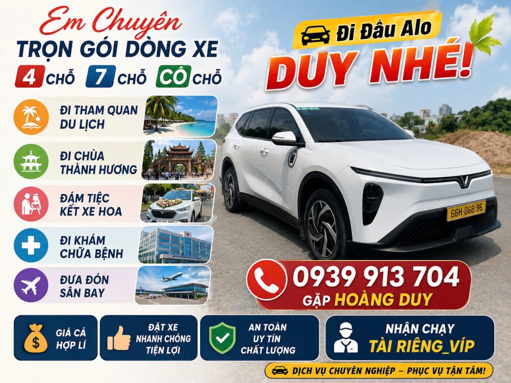 Xe dịch vụ Cao Lãnh uy tín, đồng hành cùng bạn trên mọi hành trình chăm sóc sức khỏe tại các bệnh viện ở TP HCM
